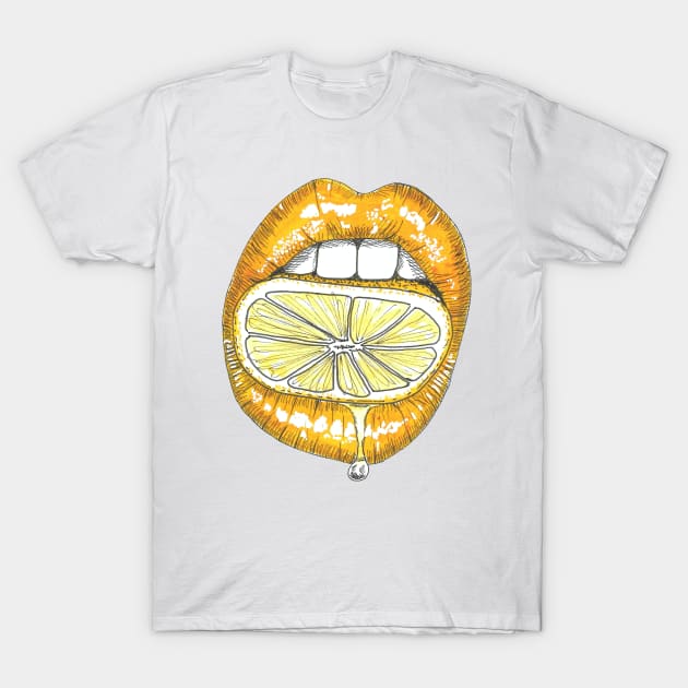 Lemon lips T-Shirt by Créa'RiBo